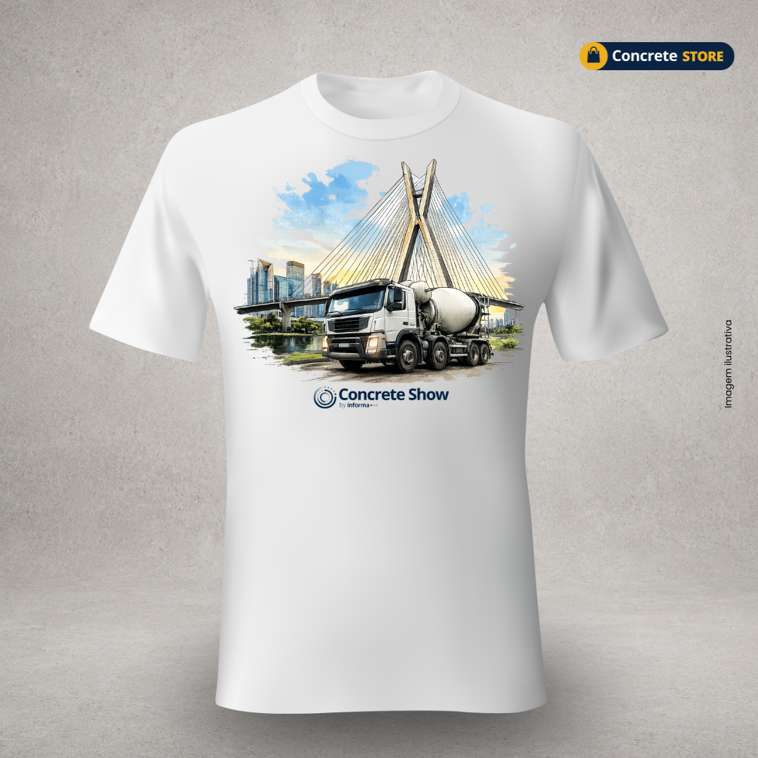 Camiseta - betoneira